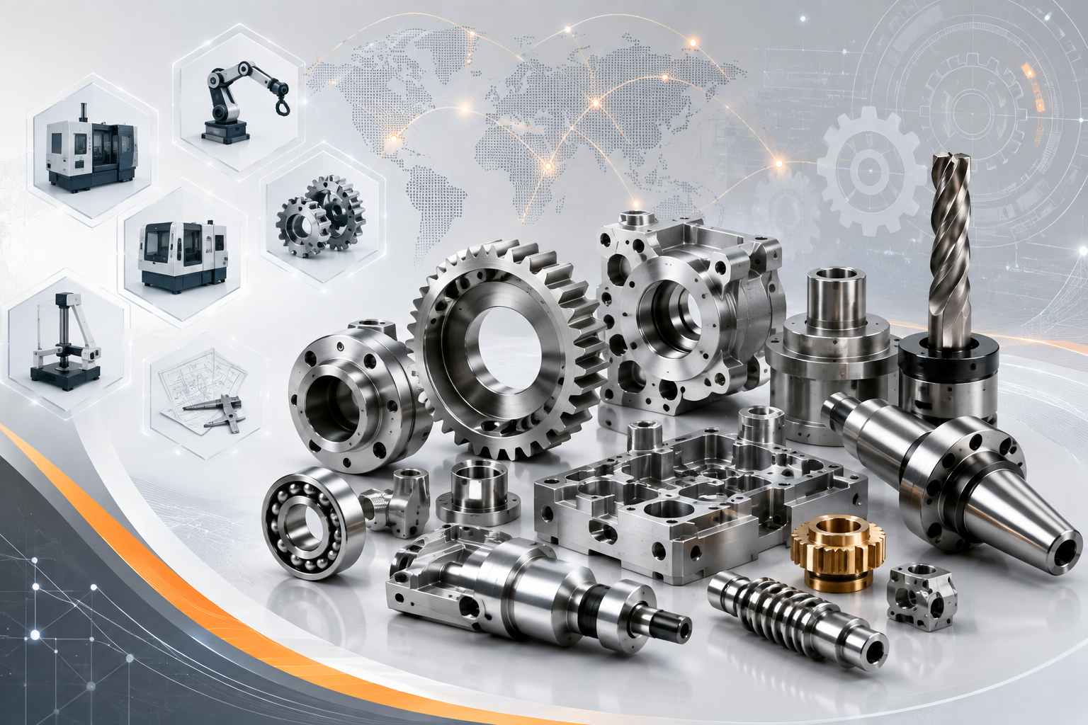 Precision component manufacturing — OEM supply and CNC machined parts